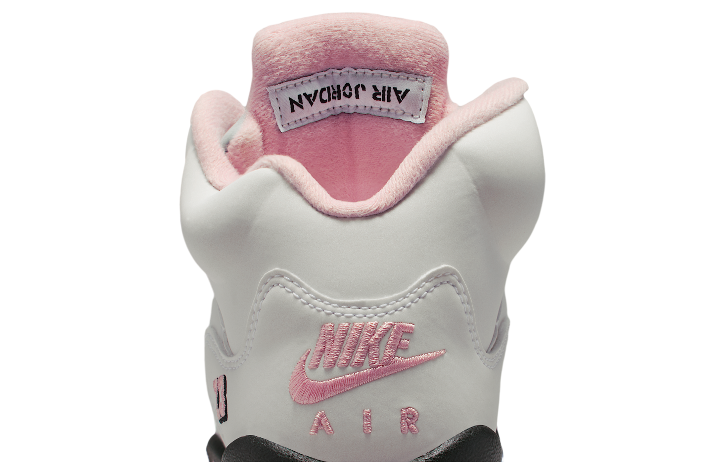 Air Jordan 5 GS White / Black / Medium Soft Pink