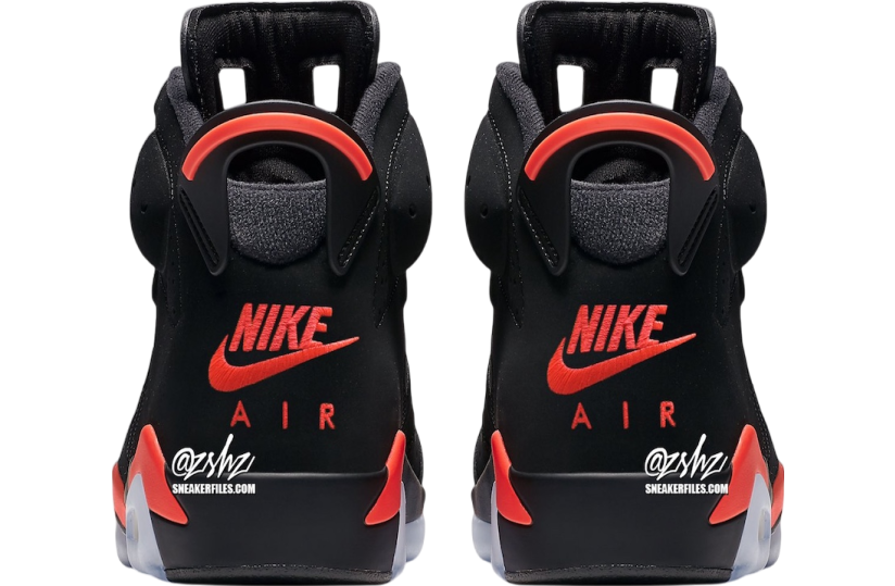 Air Jordan 6 Reverse Infrared Black / Light Crimson