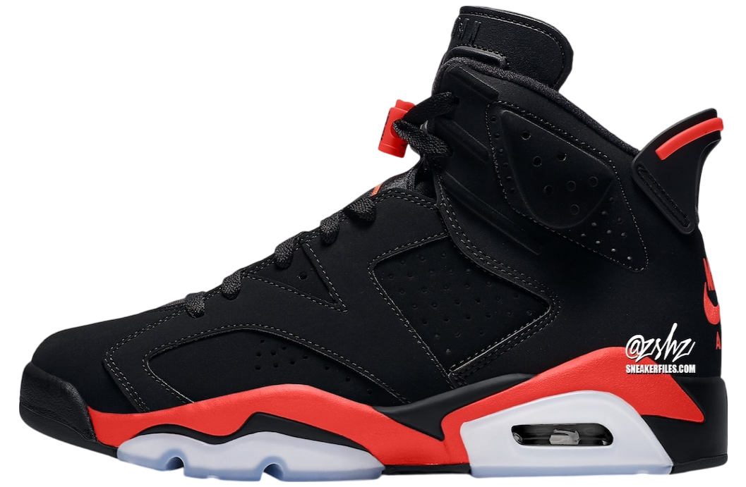 Air Jordan 6 Reverse Infrared Black / Light Crimson