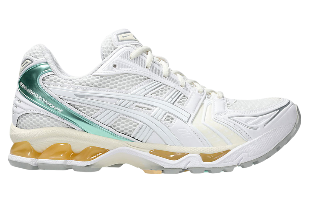 Asics Gel-Kayano 14 White / Green / Yellow