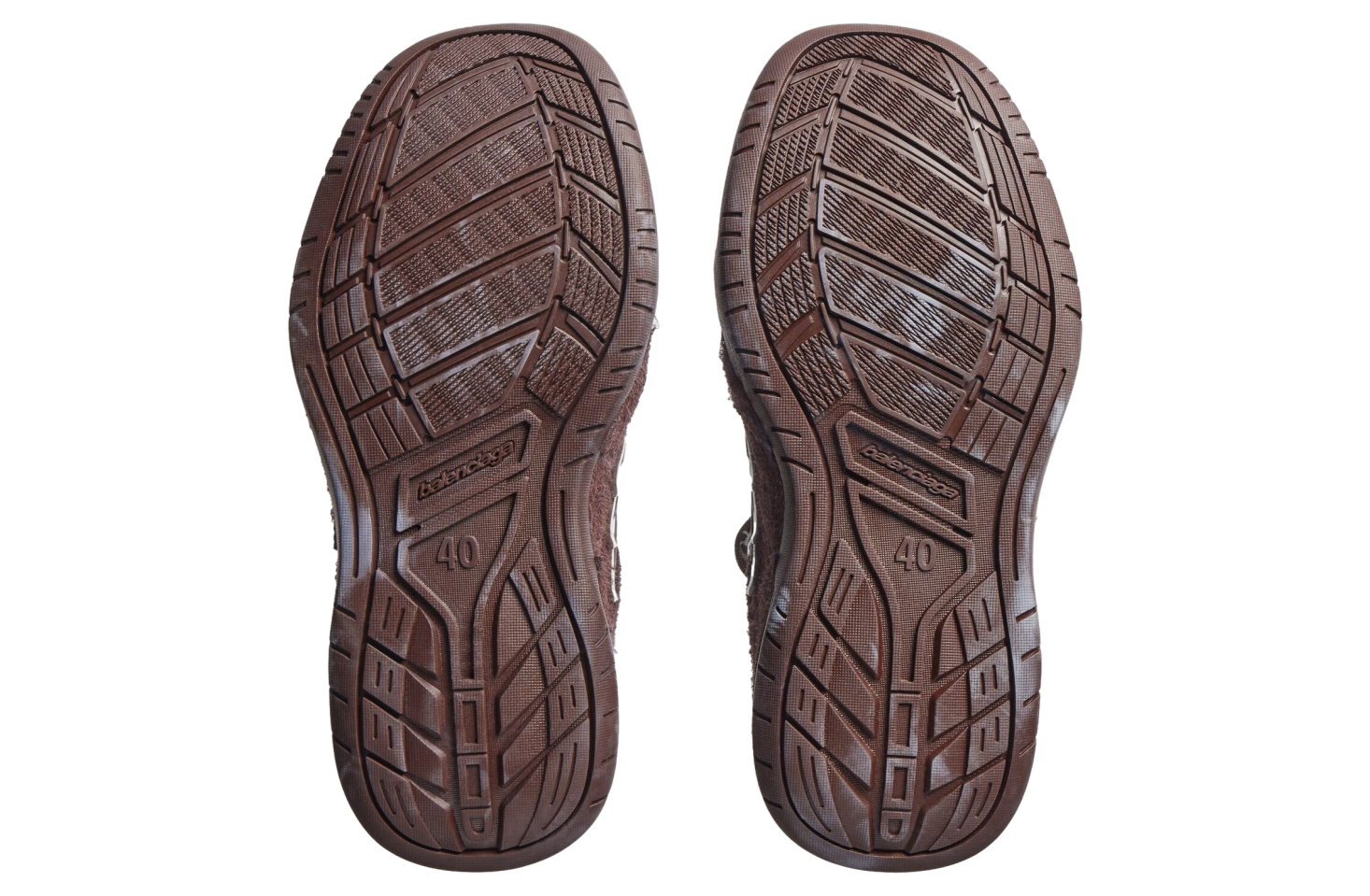 Balenciaga Hamptons Suede Dark Brown / Grey