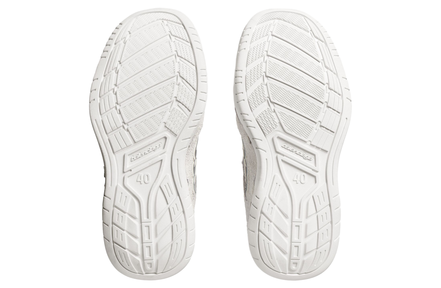 Balenciaga Hamptons Suede Off White / Black