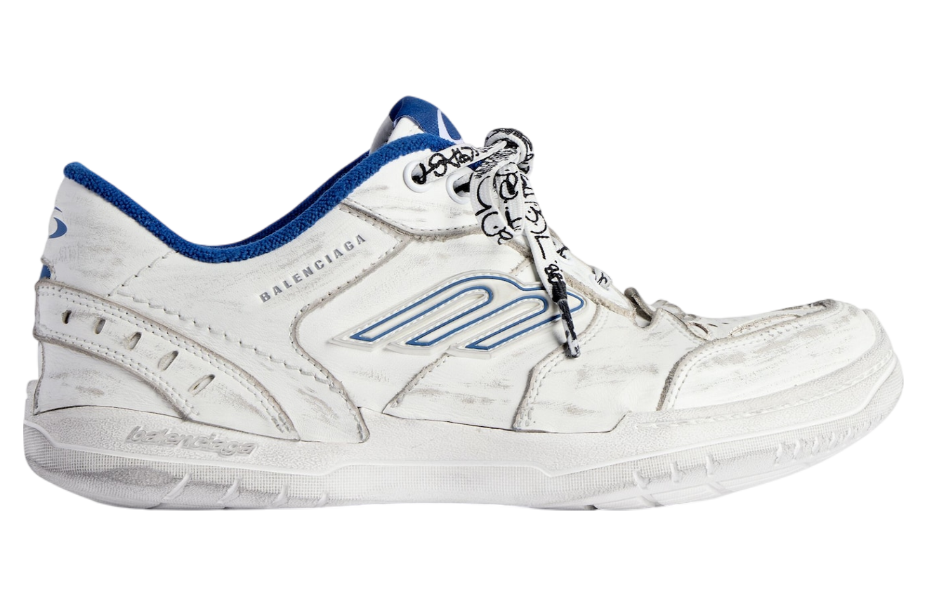 Balenciaga Hamptons Worn-Out White / Dark Blue