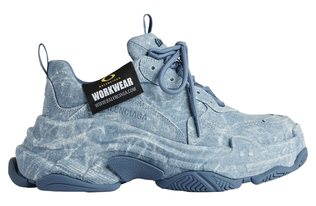 Balenciaga Triple S Canvas Blue