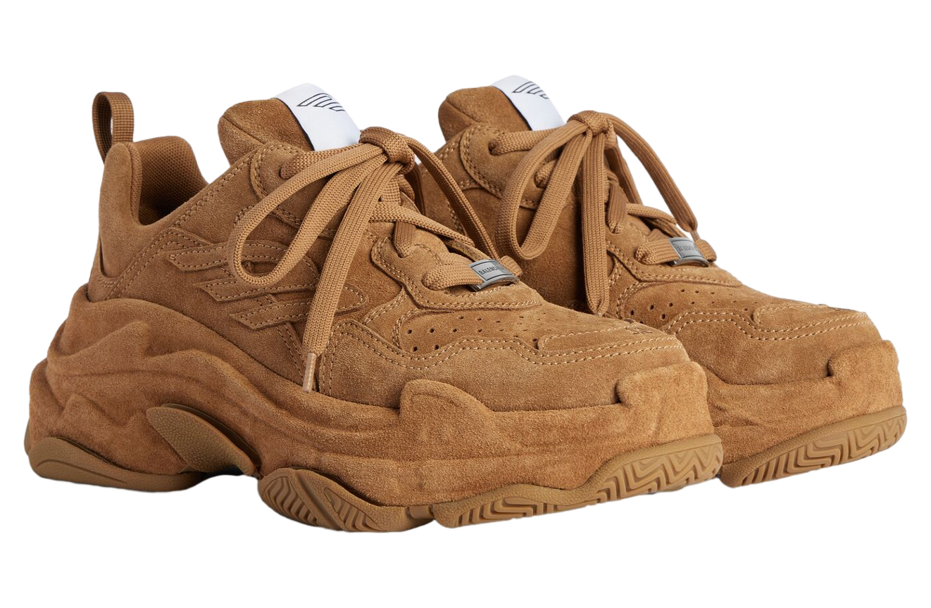 Balenciaga Triple S Sporty Suede WMNS Brown