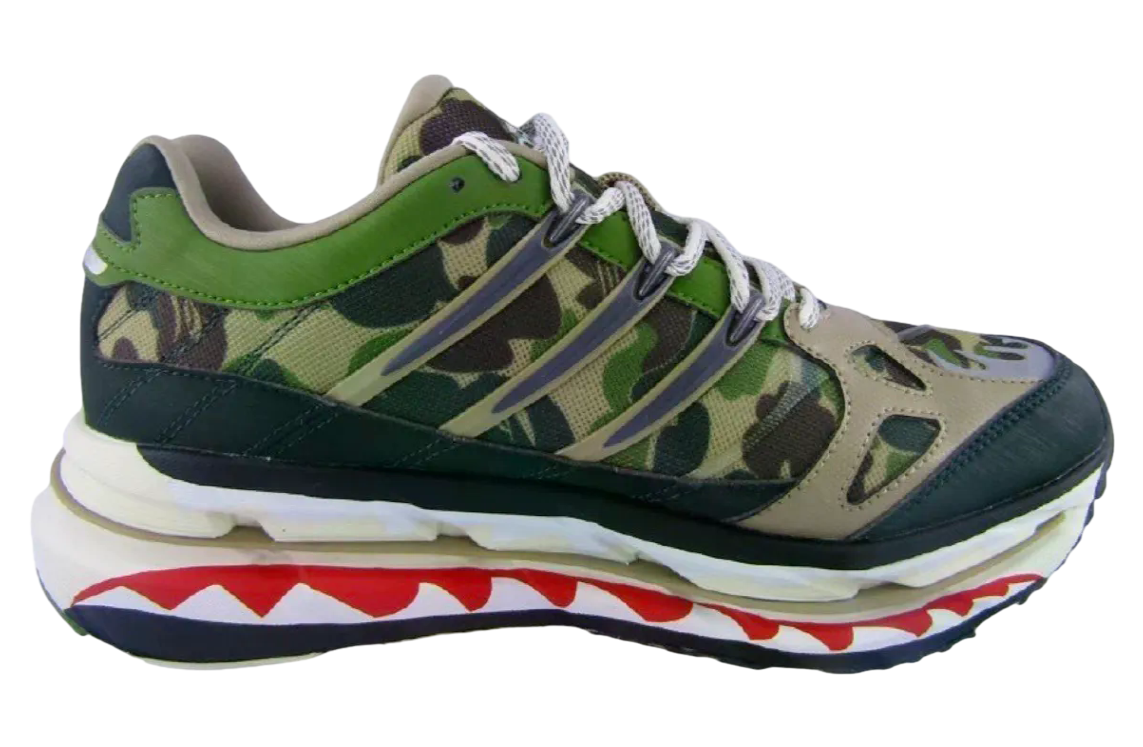Bape x Adidas Adistar Hrmy Green Camo
