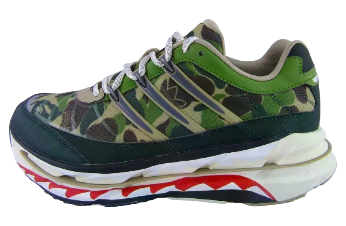 Bape x Adidas Adistar Hrmy Green Camo