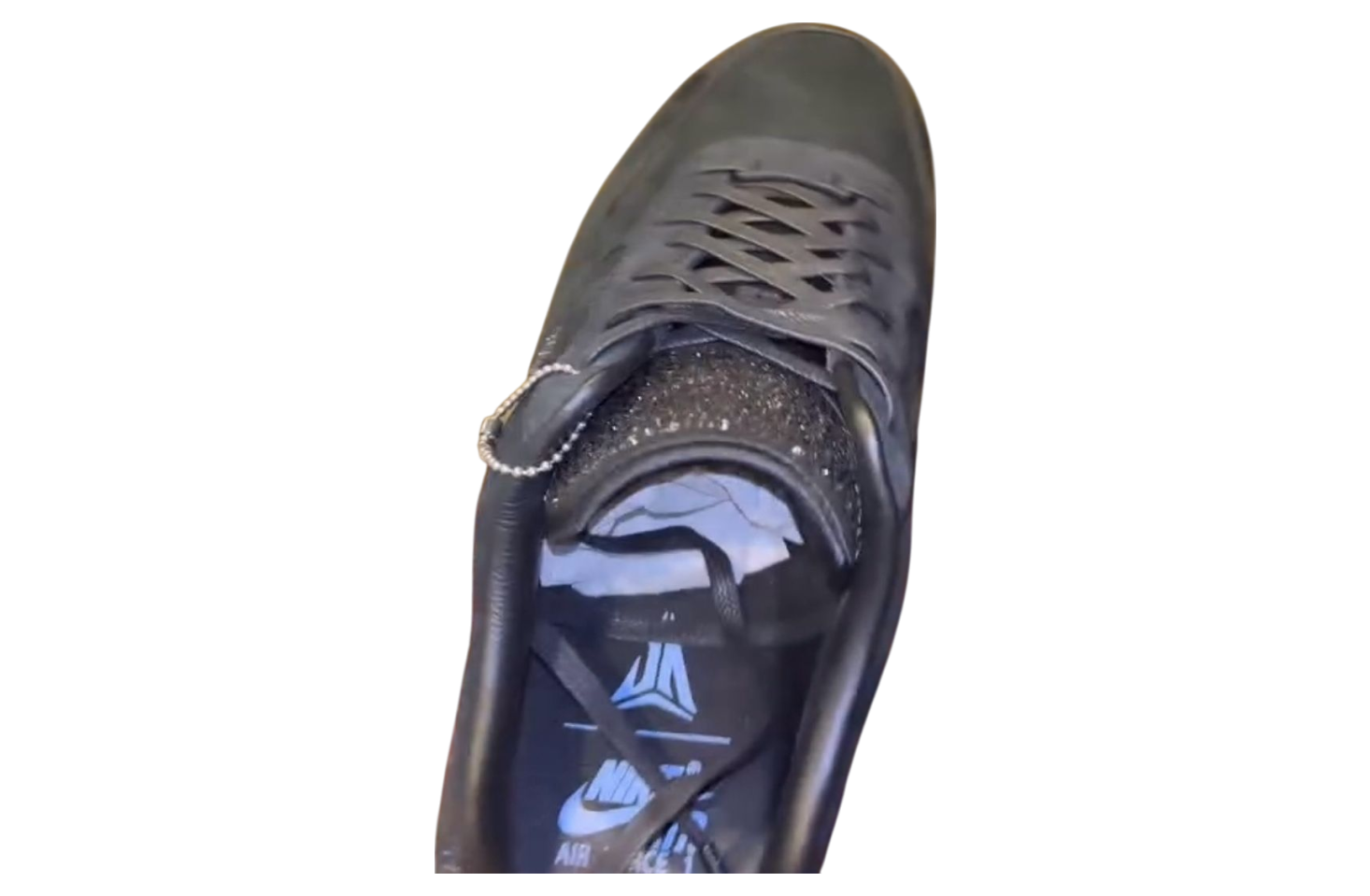 Ja Morant x Nike Air Force 1 Low Luxe Black / Metallic Silver