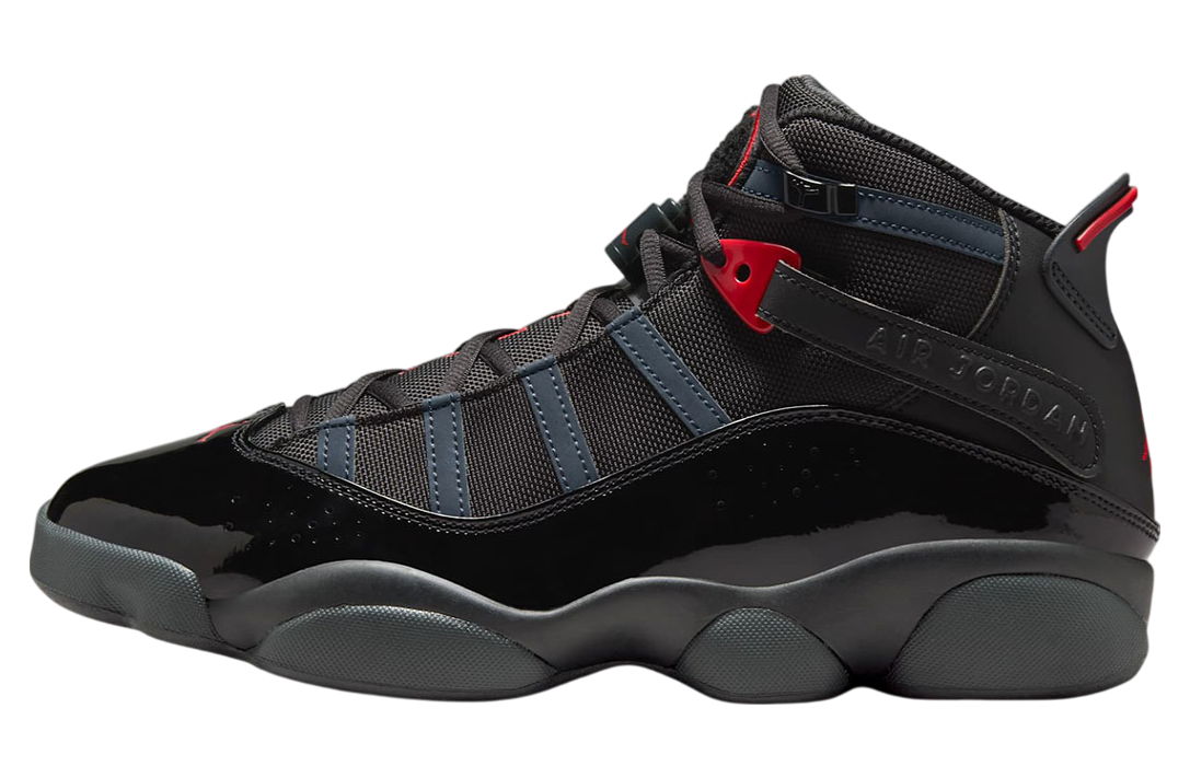 Jordan 6 Rings Anthracite Black/Fire Red