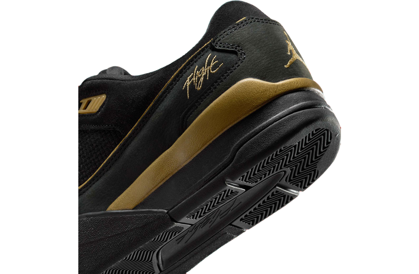 Jordan Flight Court Black / Metallic Gold