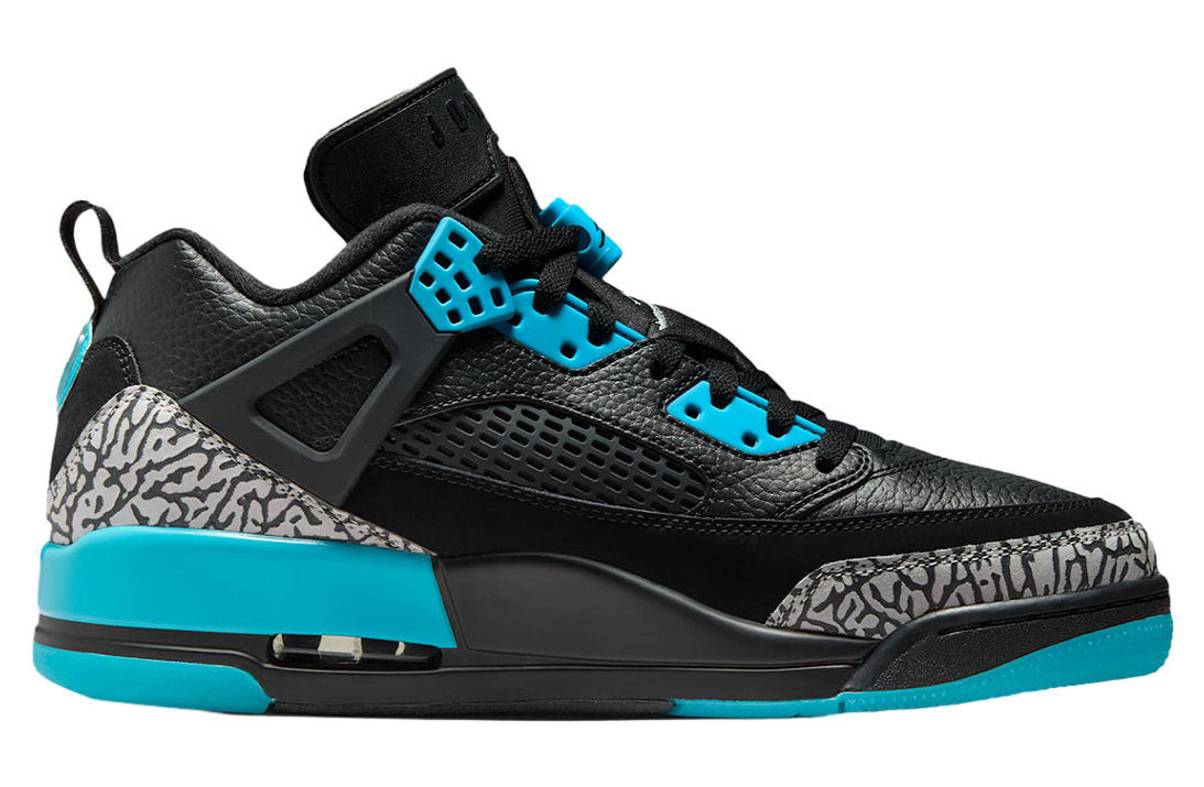 Jordan Spizike Low Black / Gamma Blue