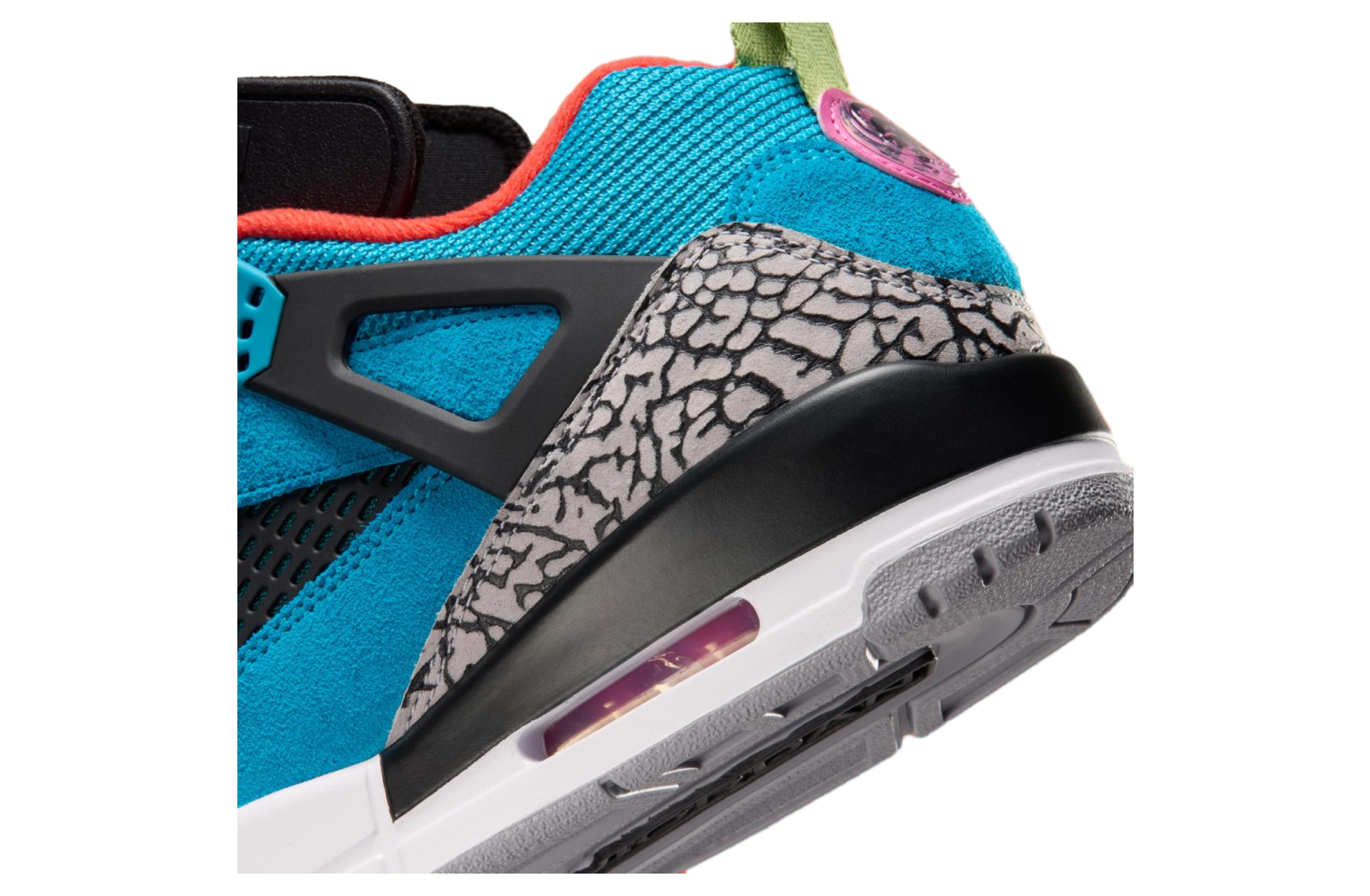 Jordan Spizike Low Neo Turquoise / Light Crimson