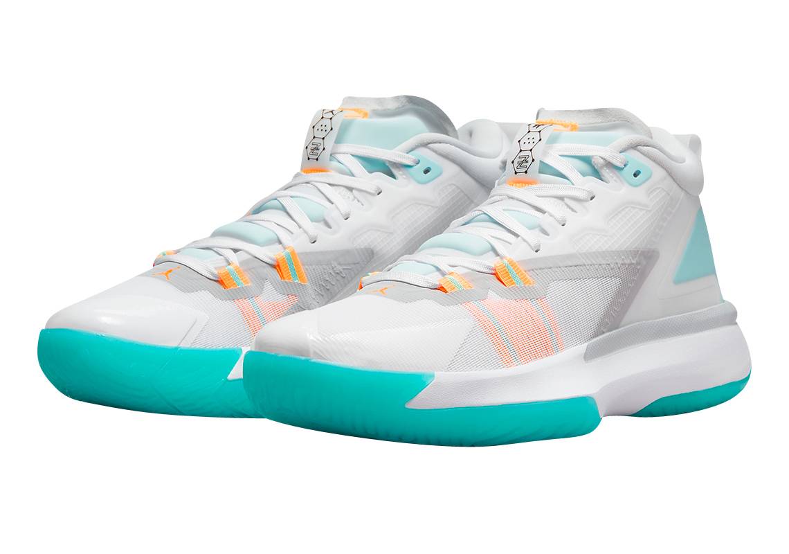 Jordan Zion 1 White Teal