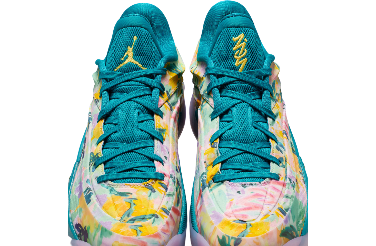 Jordan Zion 4 Tropical Teal / Lilac Mist