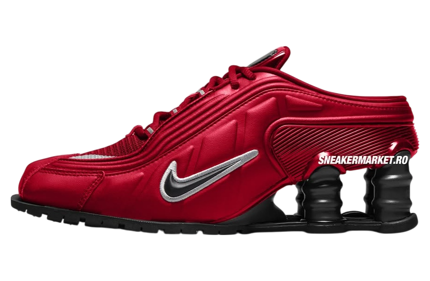 Martine Rose x Nike Shox MR4 Fire Red / Black