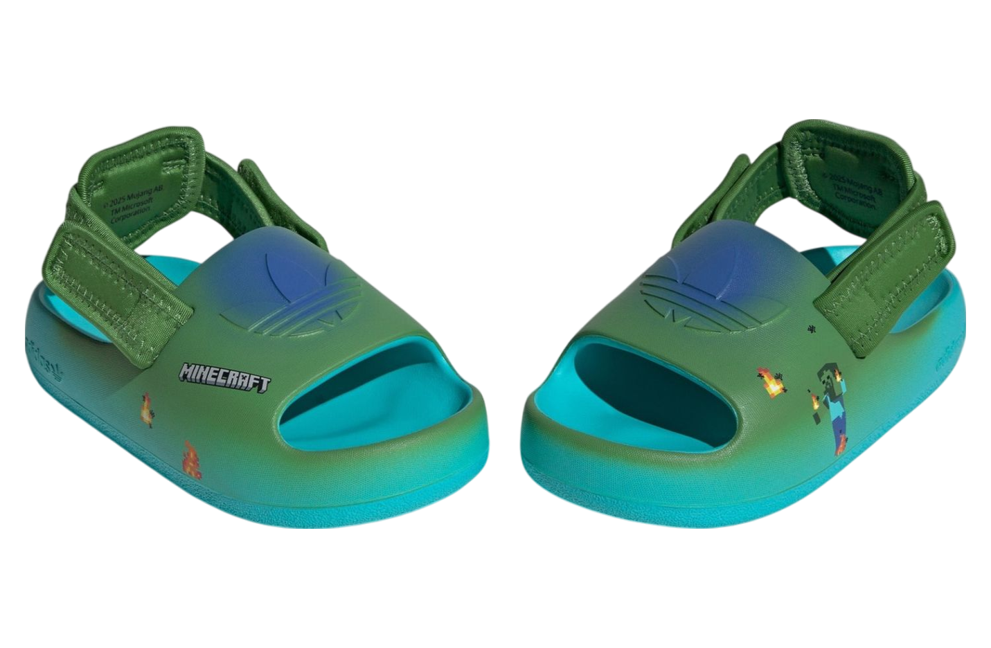 Minecraft x Adidas Adifom Adilette Supplier Colour