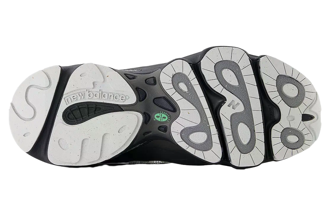 New Balance 1000 Dark Silver Metallic / Lime Leaf
