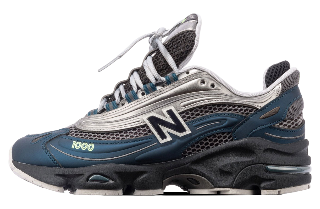 New Balance 1000 Deep Ocean / Metallic Silver