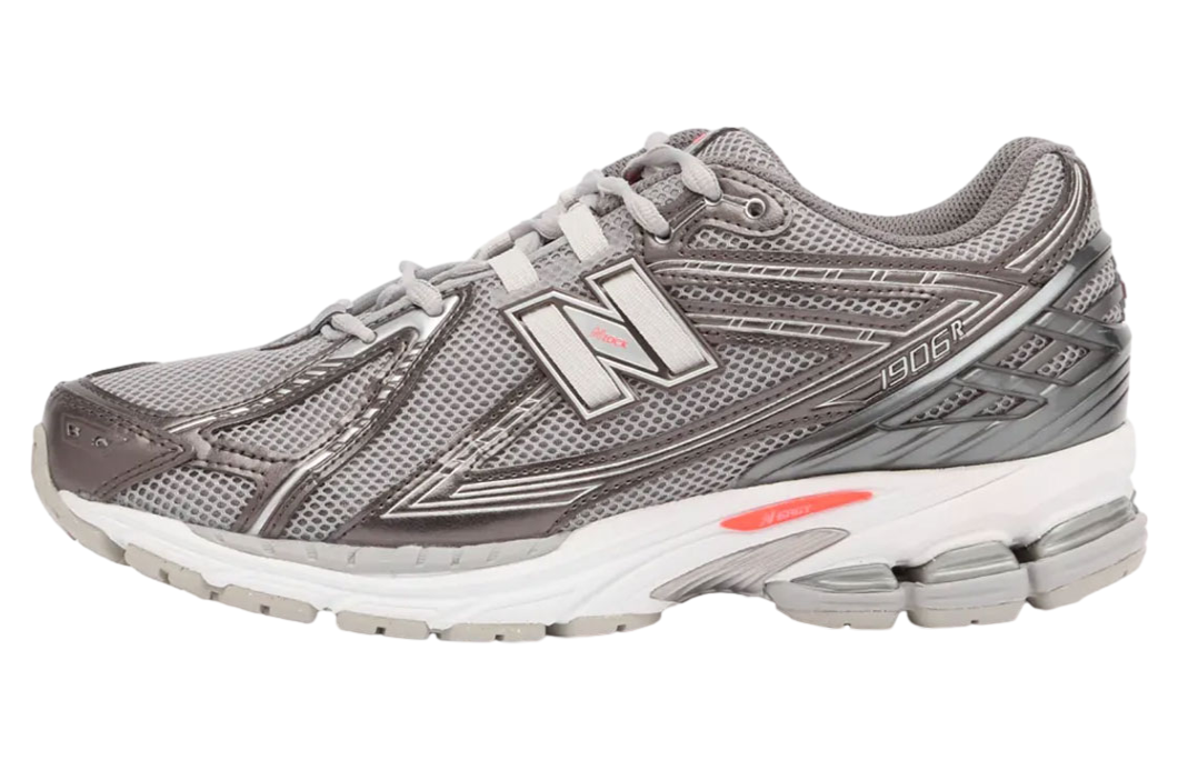 New Balance 1906r Black Metallic/Urgent Red