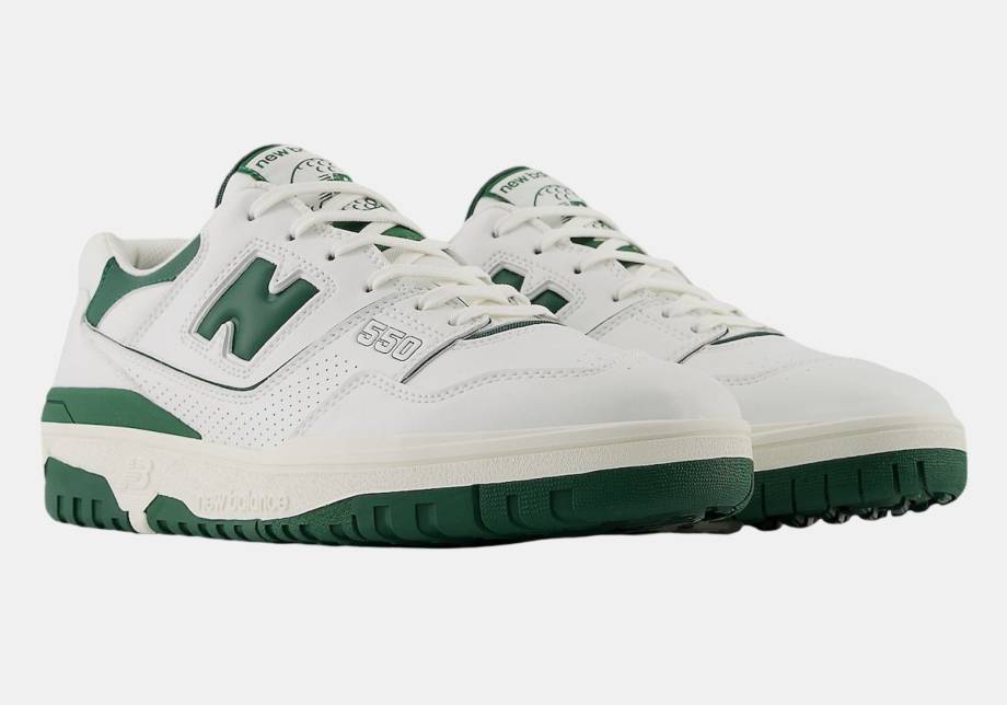 New Balance 550 Golf White Green