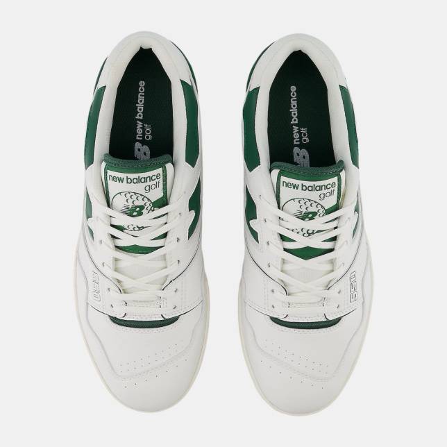 New Balance 550 Golf White Green
