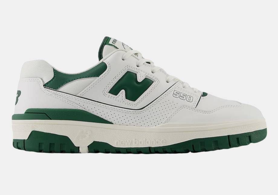 New Balance 550 Golf White Green