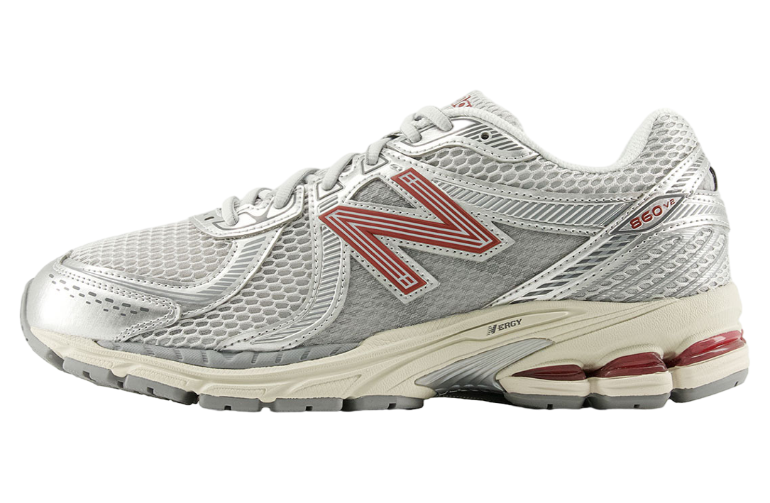 New Balance 860v2 Silver / Red