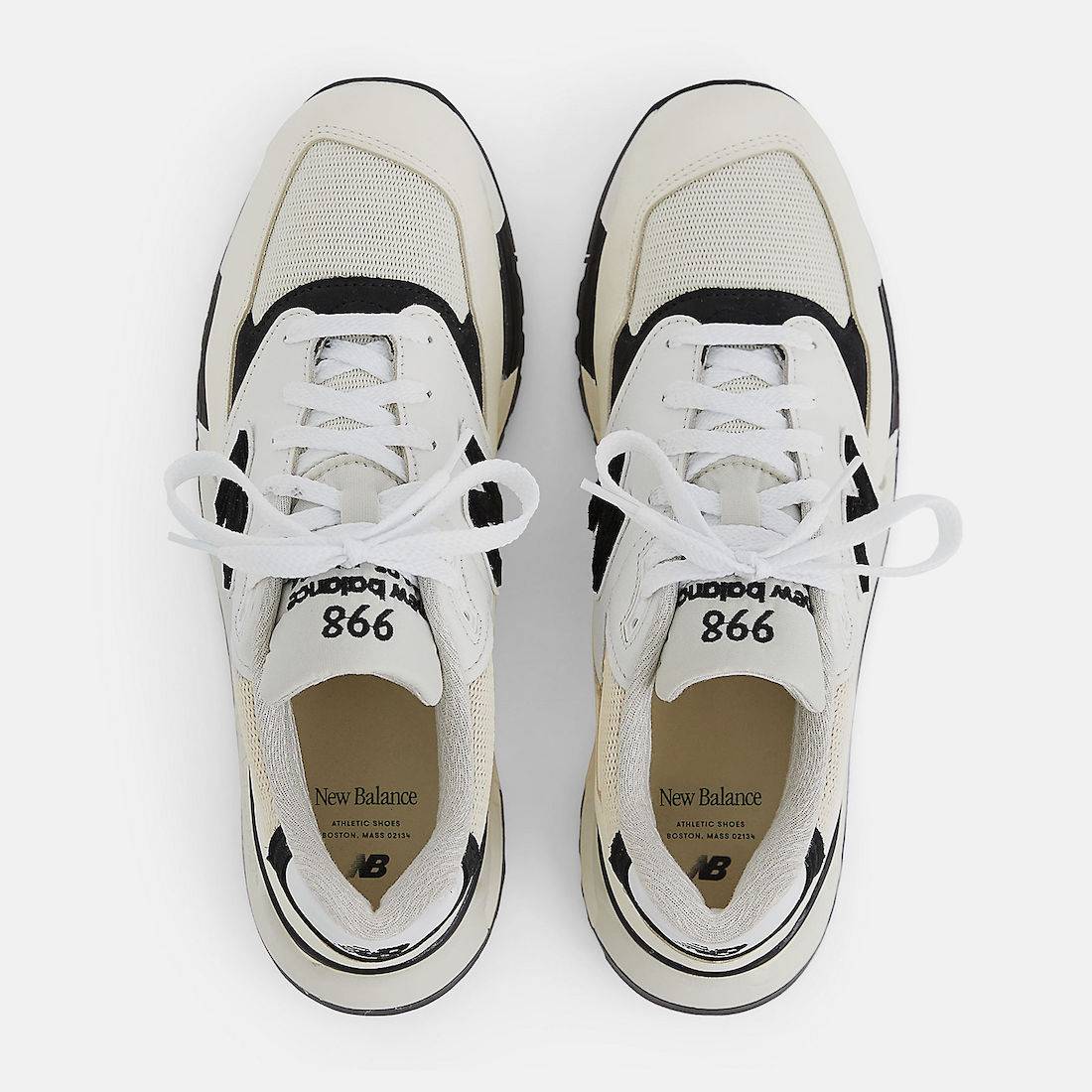 New Balance 998 Made in USA White Black