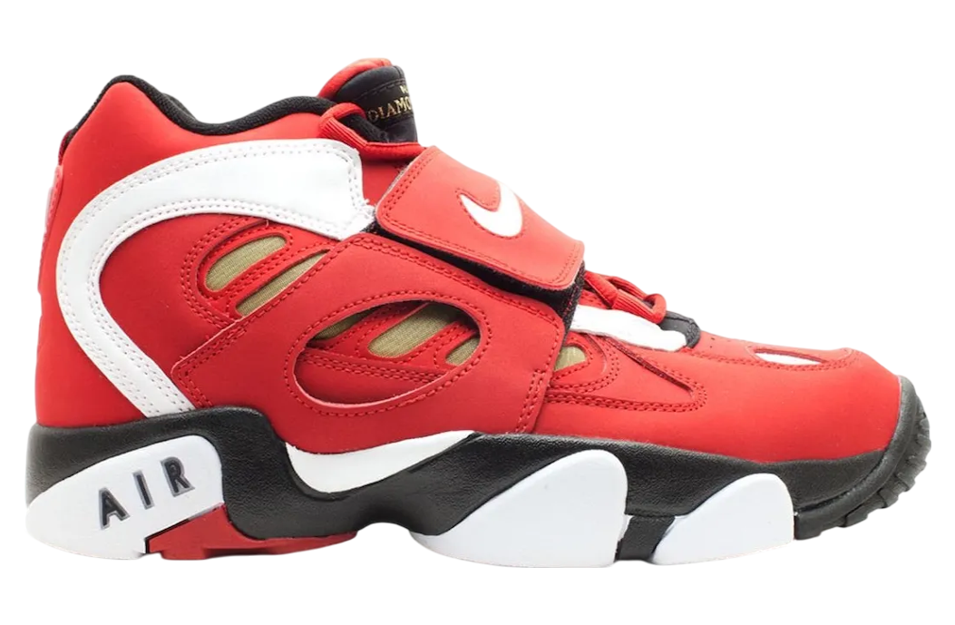 Nike Air Diamond Turf 2 Fire Red / White
