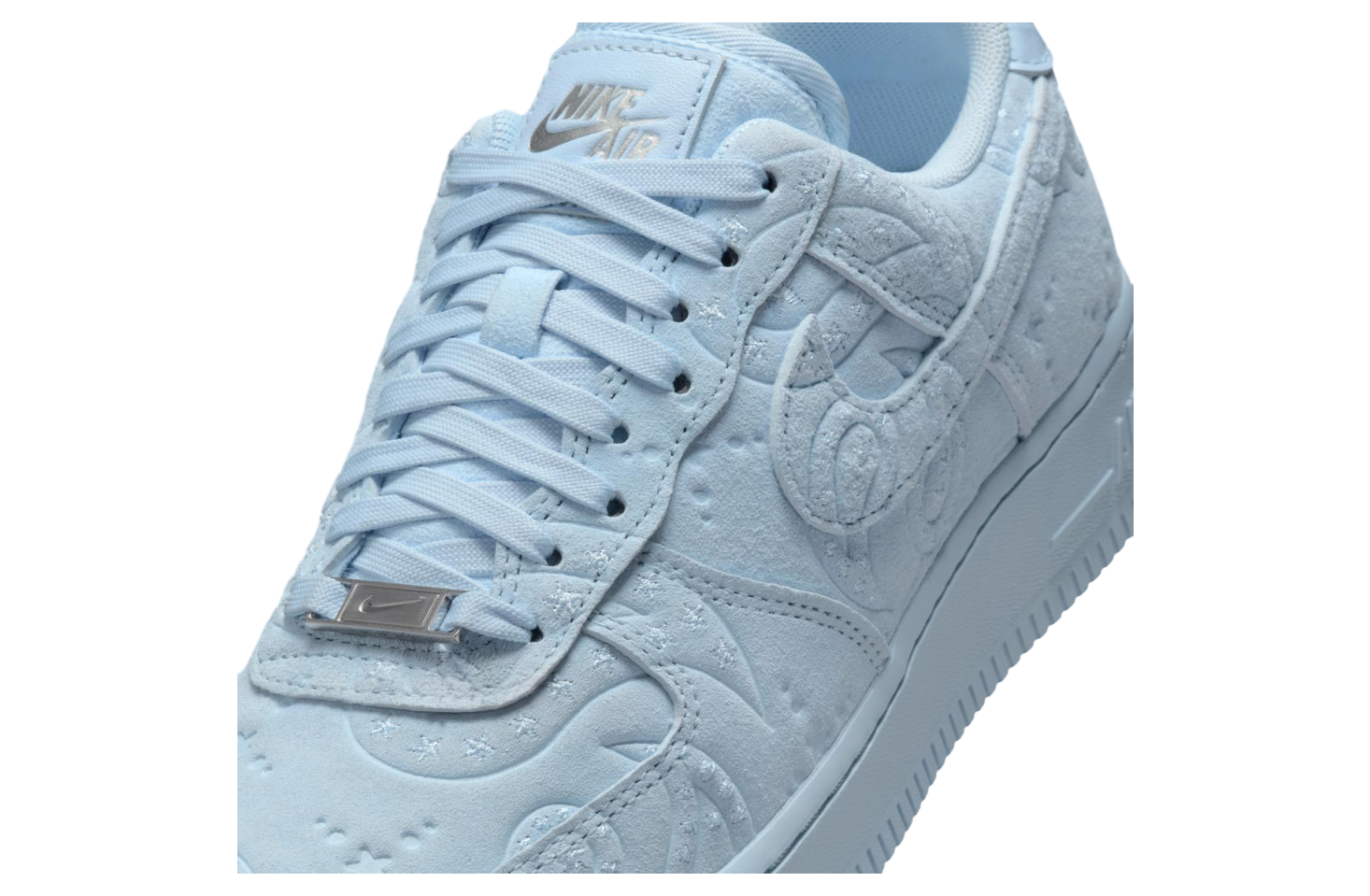 Nike Air Force 1 Hydrogen Blue / Metallic Silver