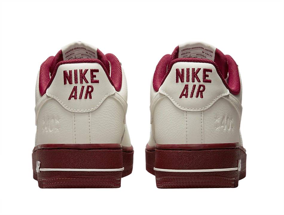 Nike Air Force 1 Low 40th Anniversary Cream Team Red
