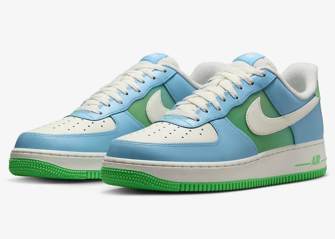 Nike Air Force 1 Low Aquarius Blue Green Shock