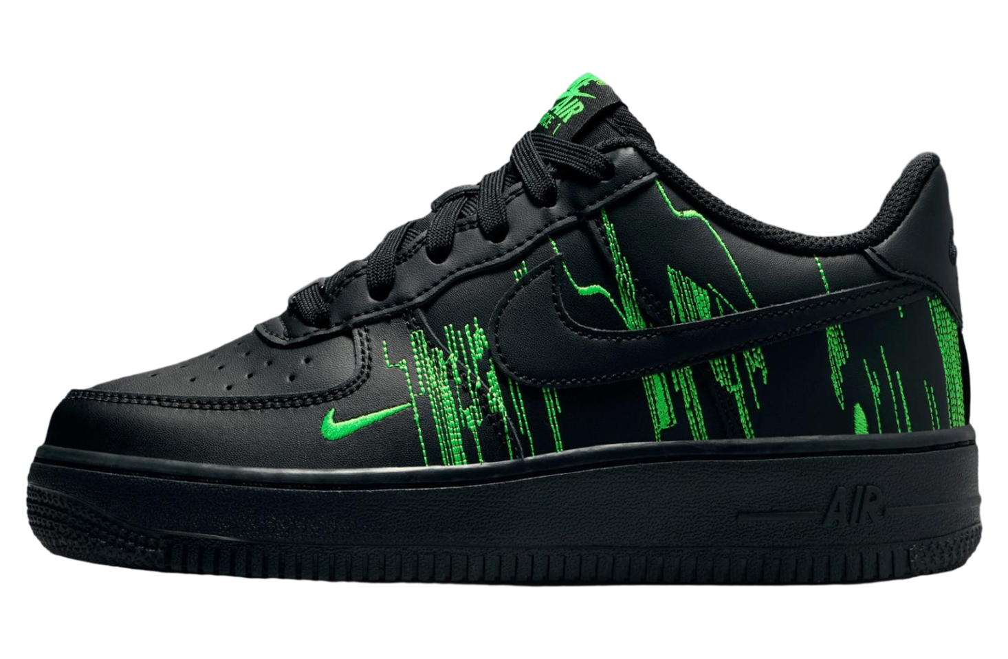 Nike Air Force 1 Low Black / Green Strike