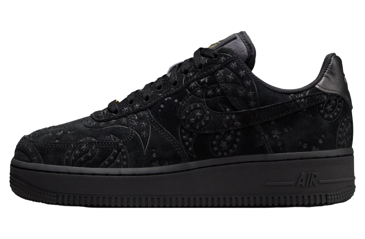 Nike Air Force 1 Low Black / Metallic Gold