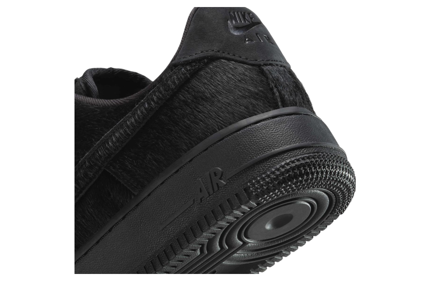 Nike Air Force 1 Low Black Pony Hair