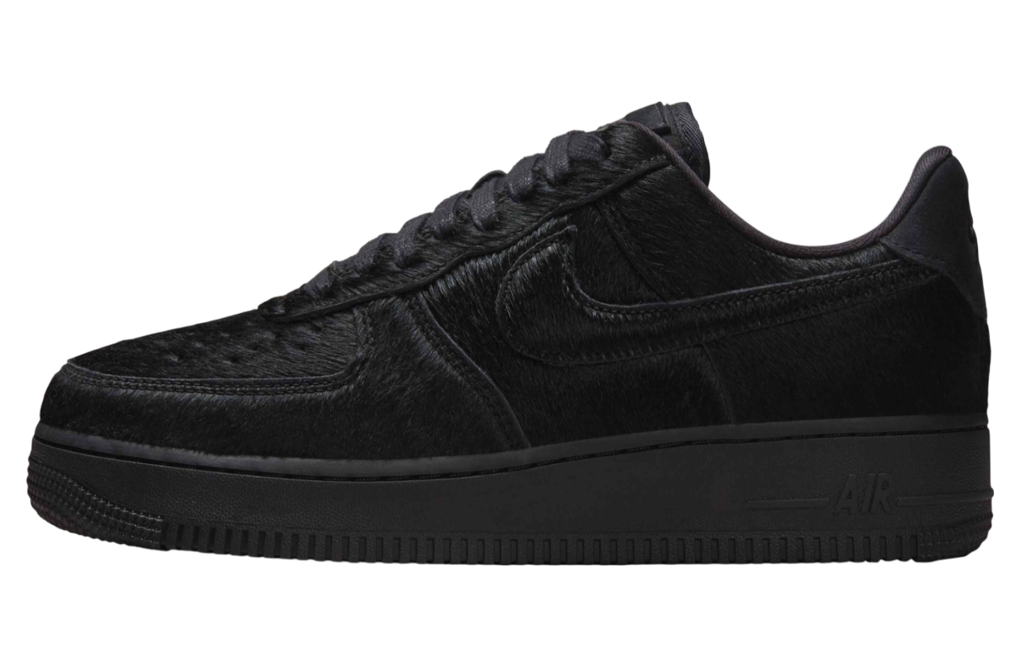 Nike Air Force 1 Low Black Pony Hair