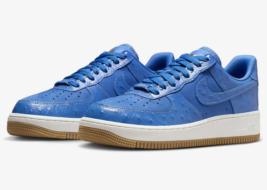 Nike Air Force 1 Low Blue Ostrich