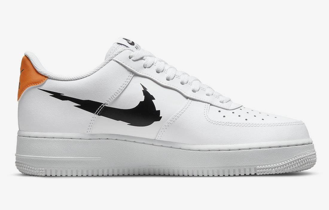 Nike Air Force 1 Low Glitch Swoosh White Black