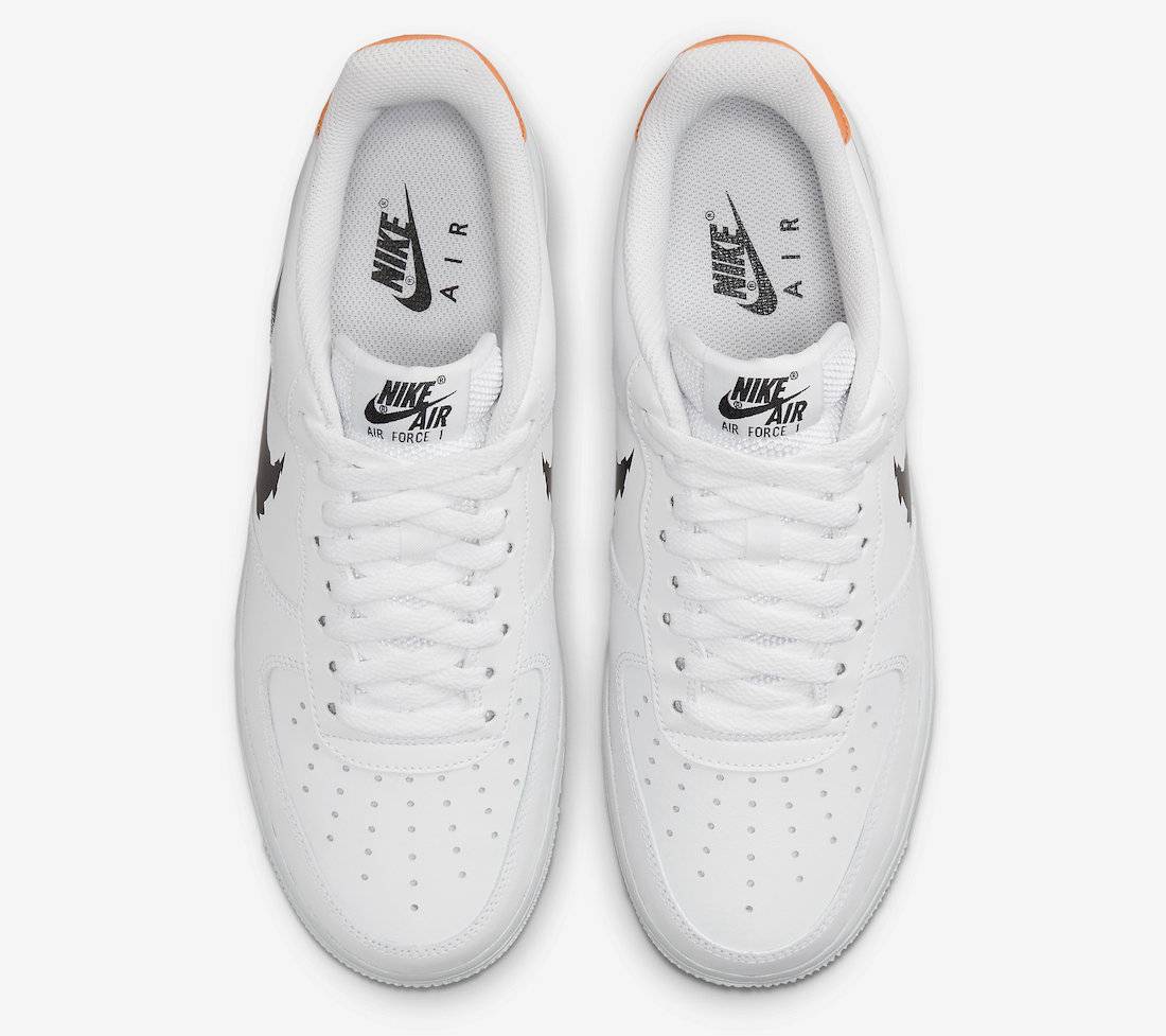 Nike Air Force 1 Low Glitch Swoosh White Black