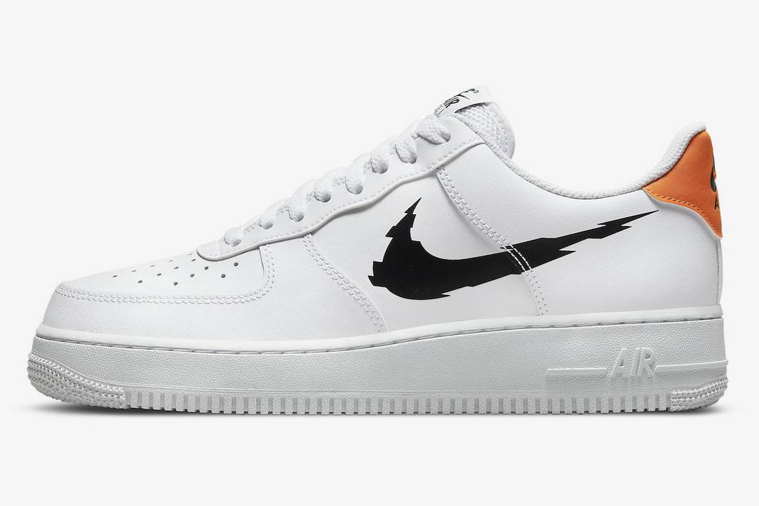 Nike Air Force 1 Low Glitch Swoosh White Black