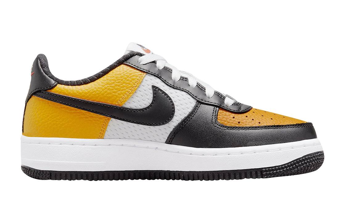 Nike Air Force 1 Low GS White Gold Black