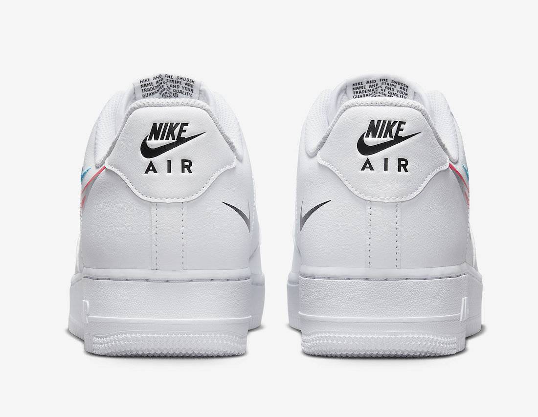 Nike Air Force 1 Low Mini Swooshes White Black Teal