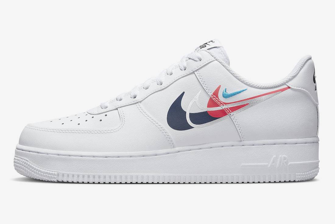 Nike Air Force 1 Low Mini Swooshes White Black Teal