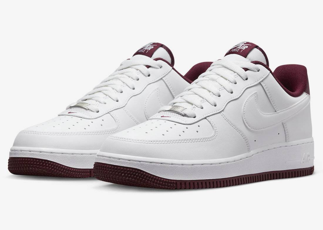 Nike Air Force 1 Low White Dark Beetroot