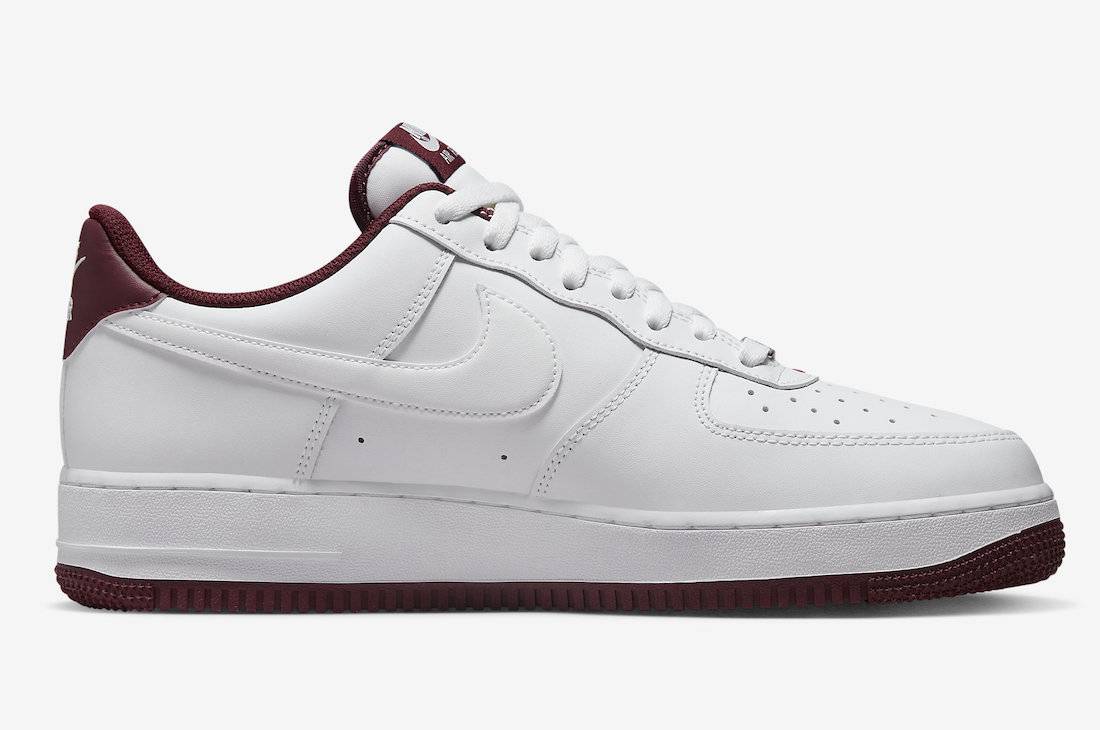 Nike Air Force 1 Low White Dark Beetroot