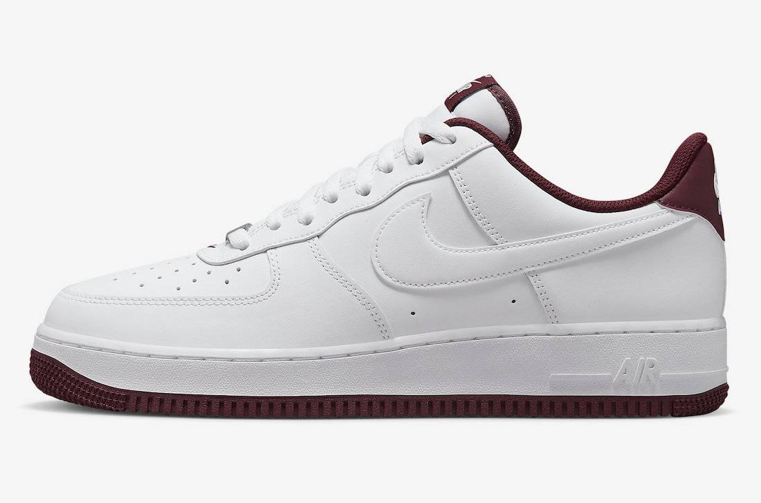 Nike Air Force 1 Low White Dark Beetroot
