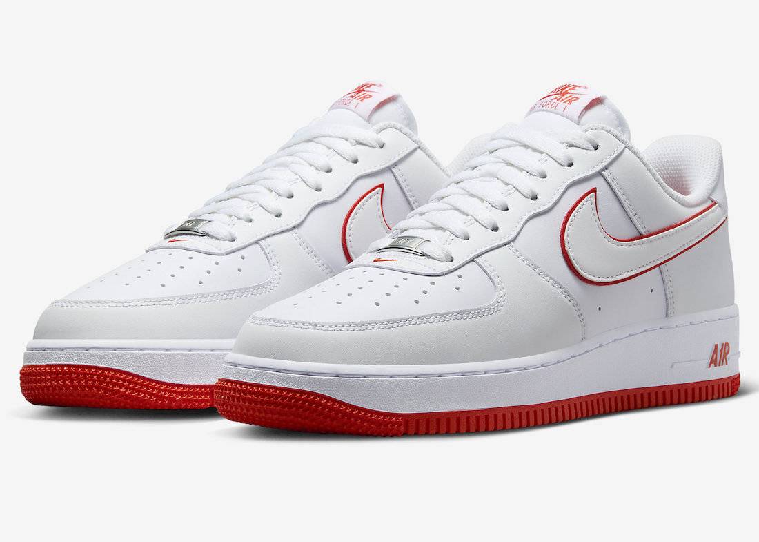 Nike Air Force 1 Low White Picante Red