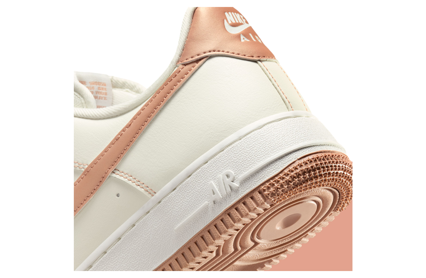 Nike Air Force 1 Low WMNS White / Rose Gold