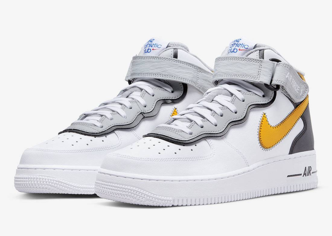 Nike Air Force 1 Mid Athletic Club White Yellow
