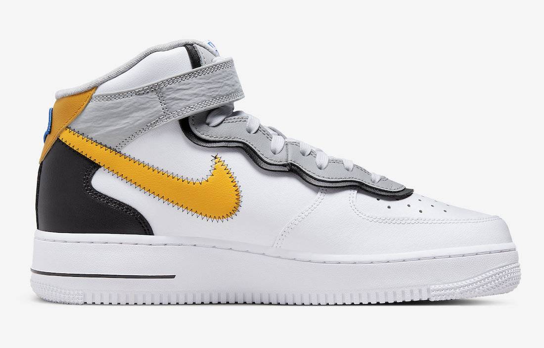 Nike Air Force 1 Mid Athletic Club White Yellow
